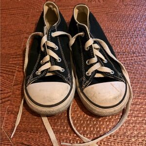 Converse Kids Black and White Sneakers 10T